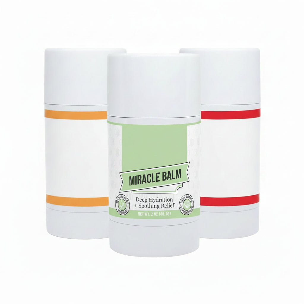 Ultimate Skin Hydration & Recovery Bundle - All-Natural Organic Balms for Sensitive Skin (3-Pack)