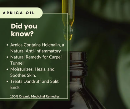 SSF Organics- Recovery and Relief- Topical Ointments and Balms- Arnica Salve | Treats Fragile Thin Skin, Bruises, Sore Muscles, Visibile Veins, Swelling, Massage, Post Workout Recovery.