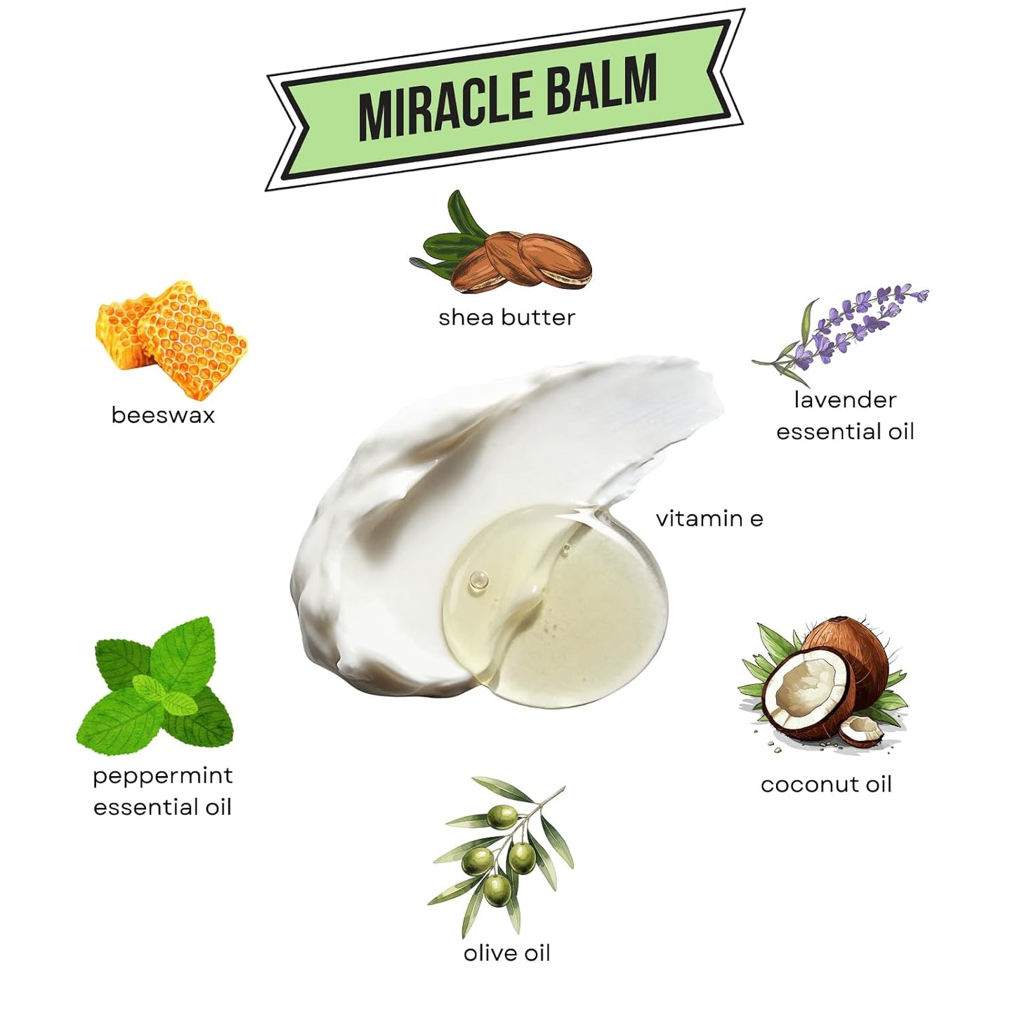 Ultimate Skin Hydration & Recovery Bundle - All-Natural Organic Balms for Sensitive Skin (3-Pack)