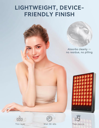 Red Light Therapy Serum for Face – Activation & Hydration Booster for LED Mask, Microcurrent & Facial Devices – Hyaluronic Acid, Green Tea, Niacinamide, Centella & Aloe – 1.01 Fl.Oz * 2
