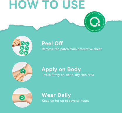 Unpuff Patches for Water Retention & Digestive Support - 30 Patches | Wellness Patch with Dandelion, Fennel, Artichoke, Ginger & Turmeric, Natural Herbal Support