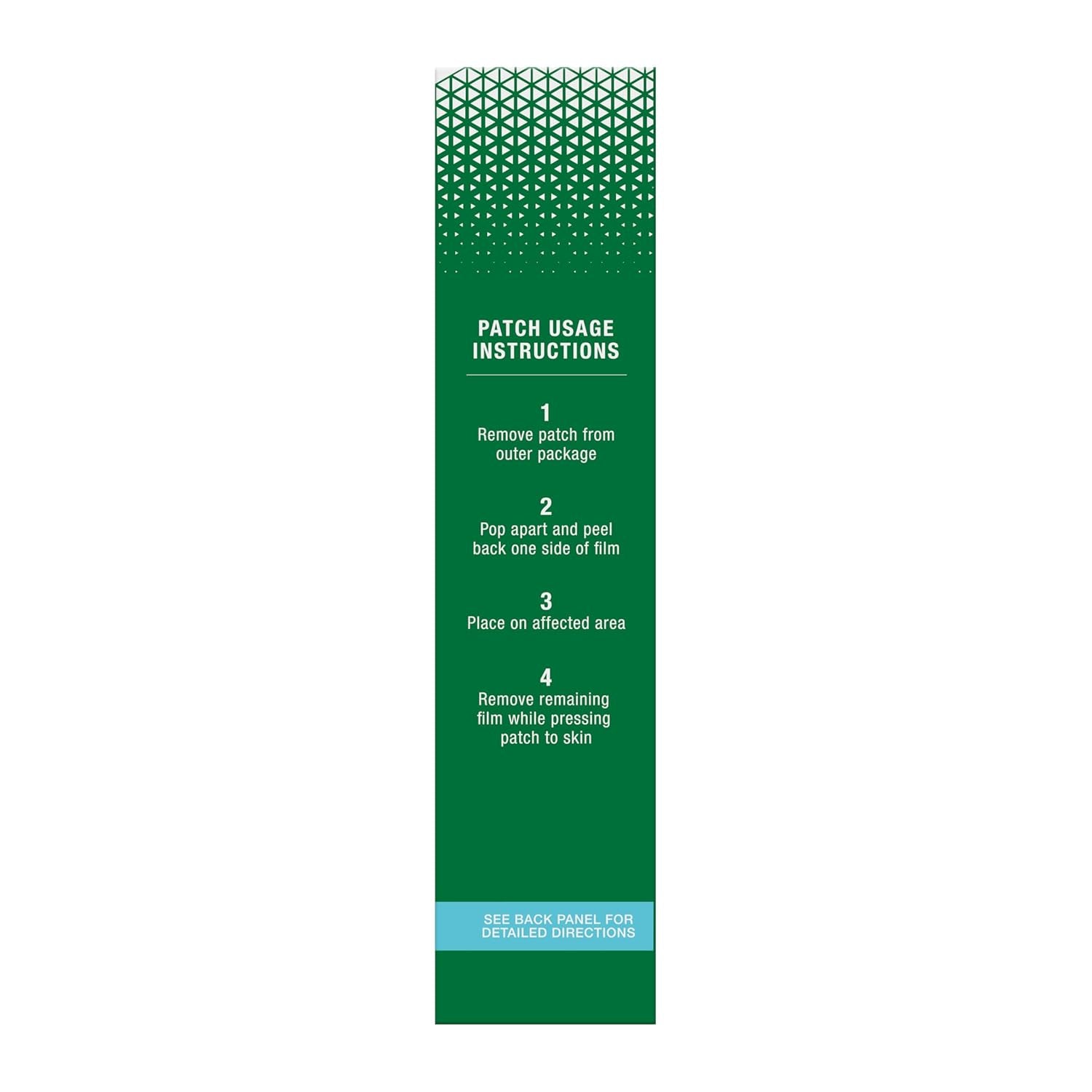 Pain Relief Patch, Large, 5 Patches